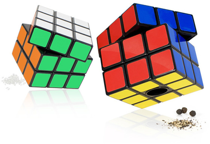 geekalerts - rubik küp tuzluk karabiberlik