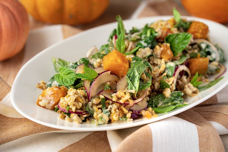 Baharatlı ve Bal Kabaklı Bulgur Salatası Tarifi