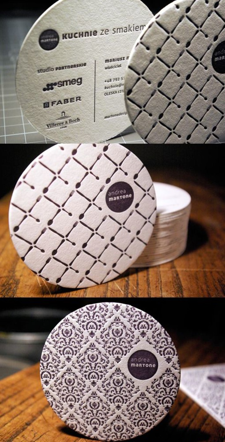 http://cardobserver.com/gallery/rounded-letterpress-design-2 | cardobserver - tasarım bardak altlıkları