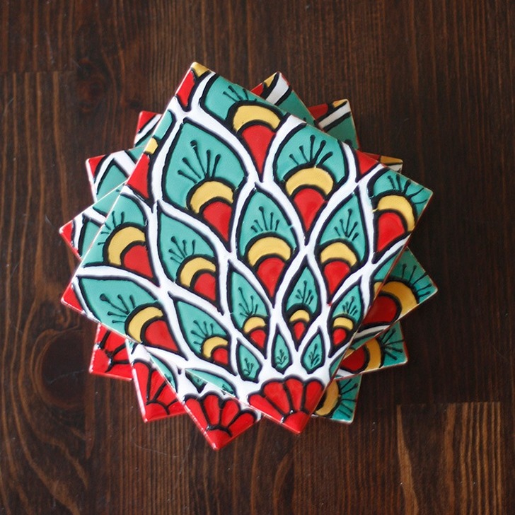 etsy - tasarım bardak altlıkları