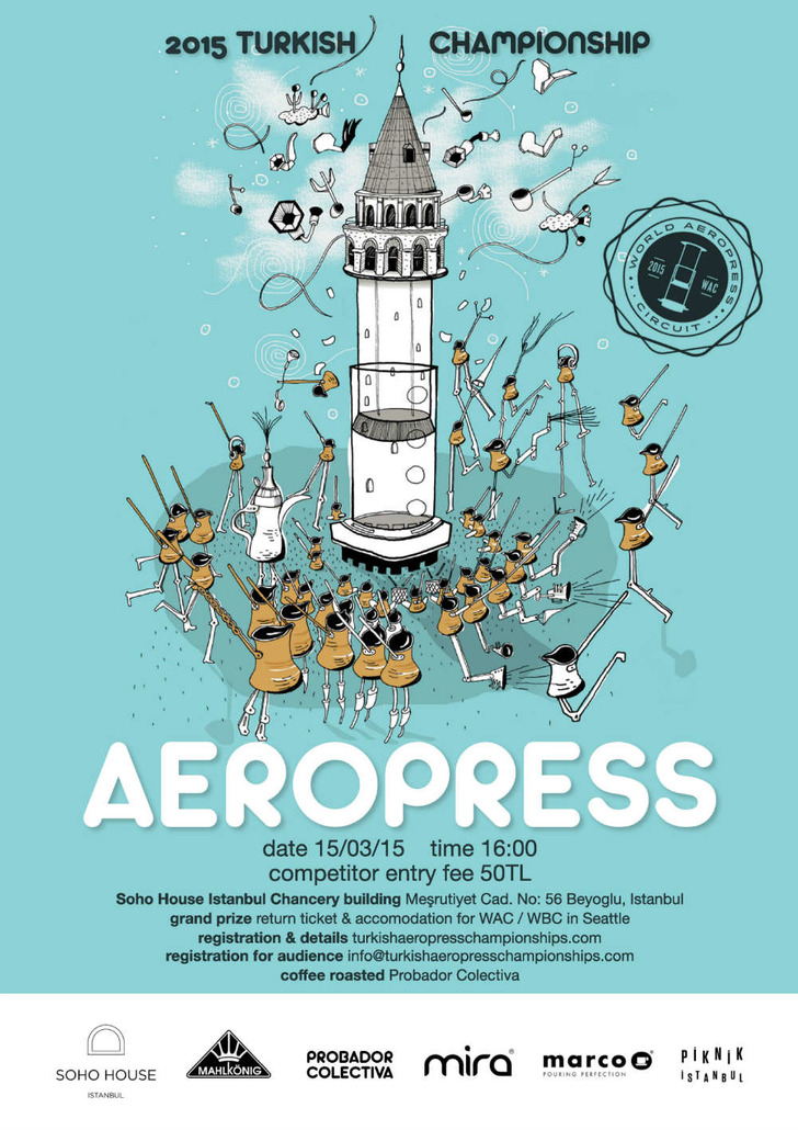 turkish aeropress yarisma poster