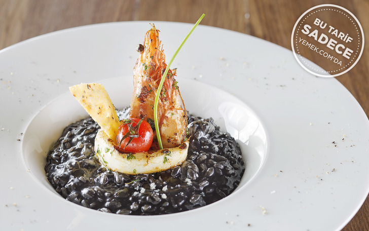 Mürekkep Balıklı Risotto Tarifi