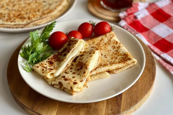 Kaşarlı Krep Tarifi