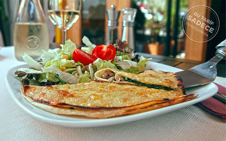 Crepe Fondue Ispanaklı Krep