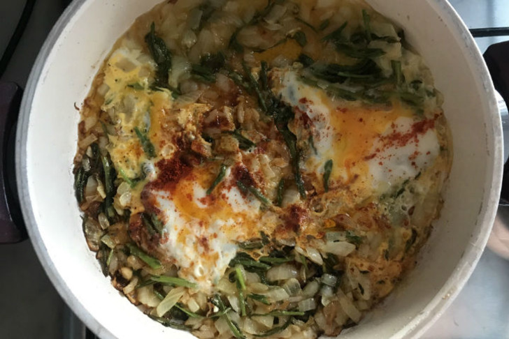 Yumurtalı Ot Kavurması Tarifi