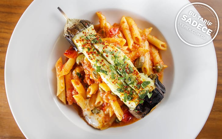 Patlıcanlı Penne Makarna Tarifi