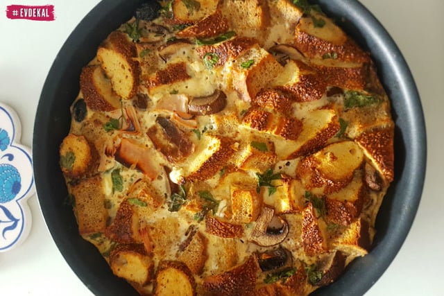 Doyuran Simitli Omlet Tarifi