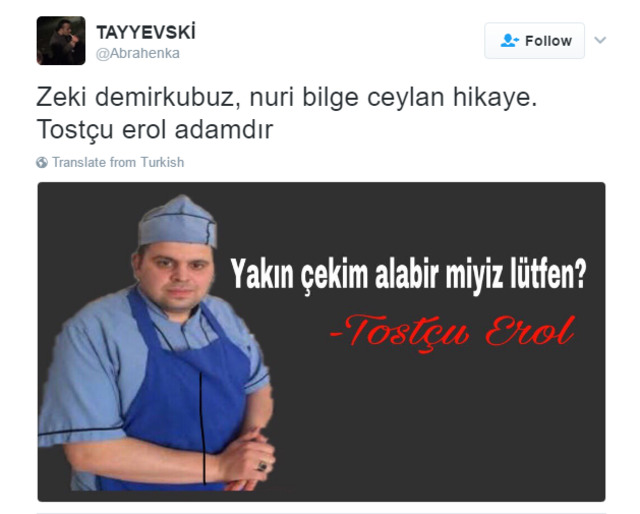Tostçu Erol'un Gönüllere Yakın Çekim Yaptığına Dair 14 Atom Gibi Kanıt