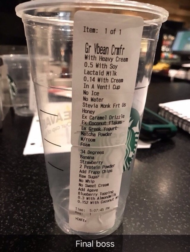 Şimdiye Kadar Starbucks'ta Verilmiş En Absürt 9 Kahve Siparişi