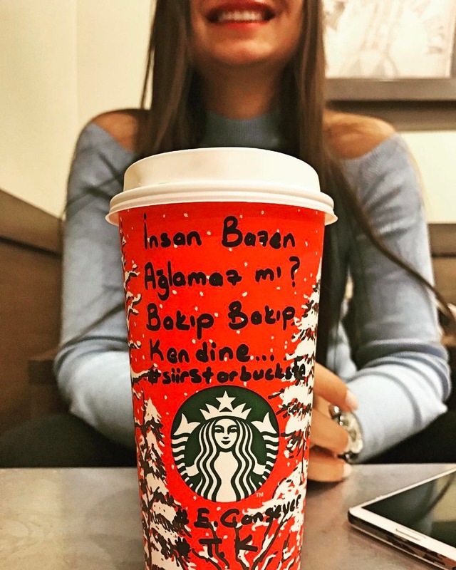 Kahveyi Ona Şiir Yazacak Kadar Çok Sevenler İçin 16 Şiir Starbucks'ta Örneği
