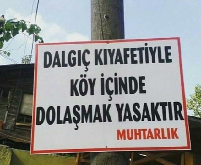 Sadece Türkiye'de Görebileceğiniz Acayiplikte 20 Güldürürken Düşündüren Yasak