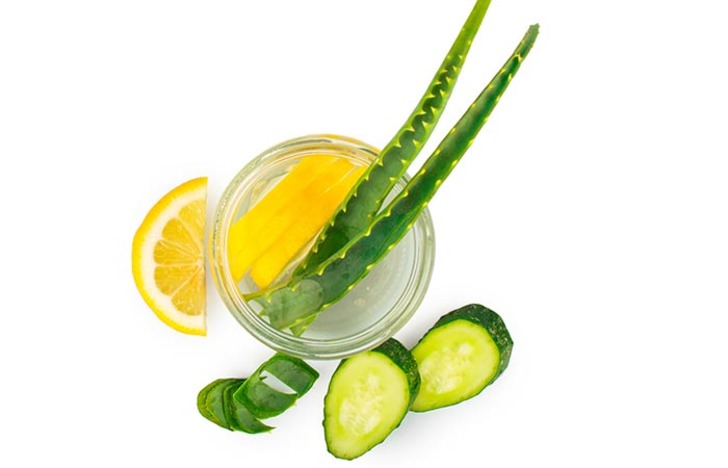 Limon ve aloe vera