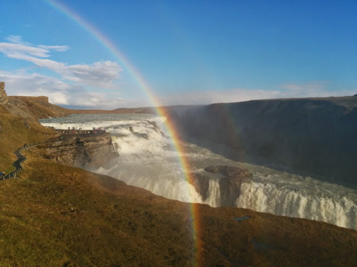 İzlanda Gulfoss Şelalesi