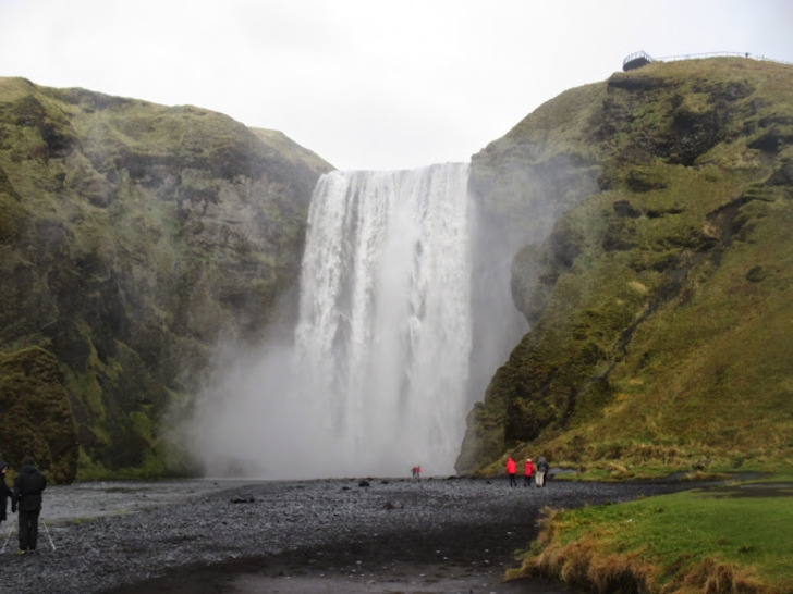 İzlanda Skogafoss Şelalesi