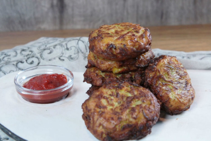 Cheddar Dolgulu Mücver Tarifi