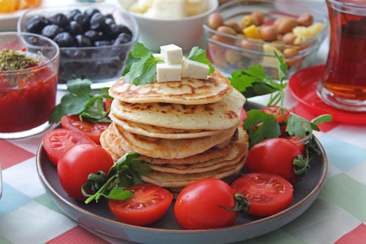 Yumurtasız Tuzlu Pancake Tarifi