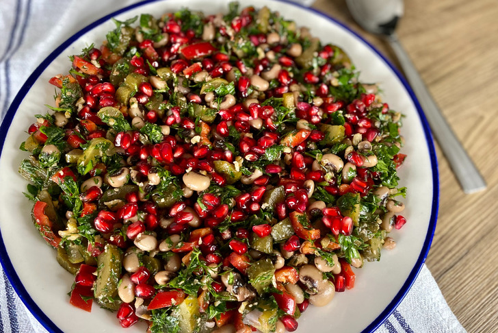 Narlı Kuru Börülce Salatası Tarifi