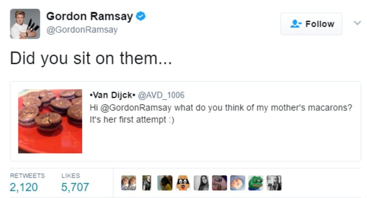 Ünlü Şef Gordon Ramsay'in Takipçilerinin Yemeklerine Yaptığı 10 Acımasız Yorum