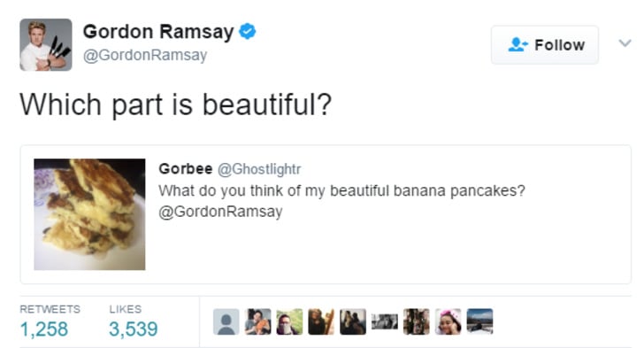 Ünlü Şef Gordon Ramsay'in Takipçilerinin Yemeklerine Yaptığı 10 Acımasız Yorum