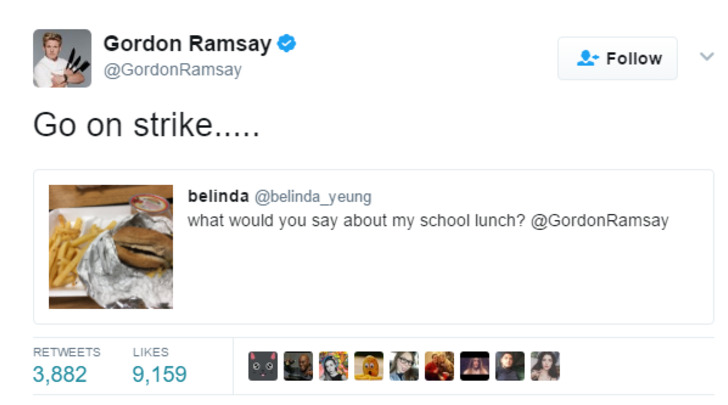 Ünlü Şef Gordon Ramsay'in Takipçilerinin Yemeklerine Yaptığı 10 Acımasız Yorum