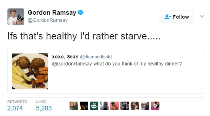 Ünlü Şef Gordon Ramsay'in Takipçilerinin Yemeklerine Yaptığı 10 Acımasız Yorum