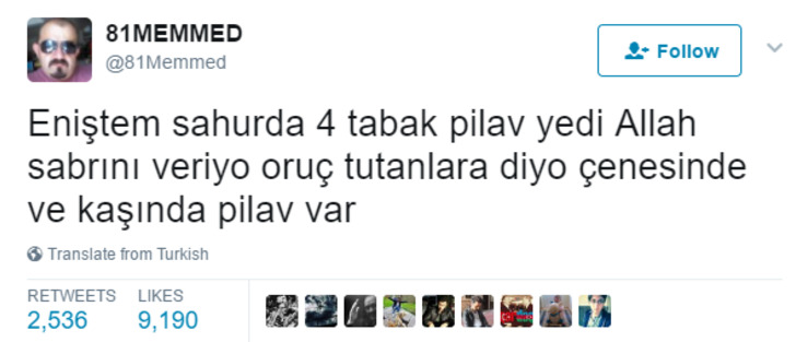 Ramazanın Gelişini Mizahla Karşılayan Tüm Zamanların En İyi 17 Ramazan Tweet'i