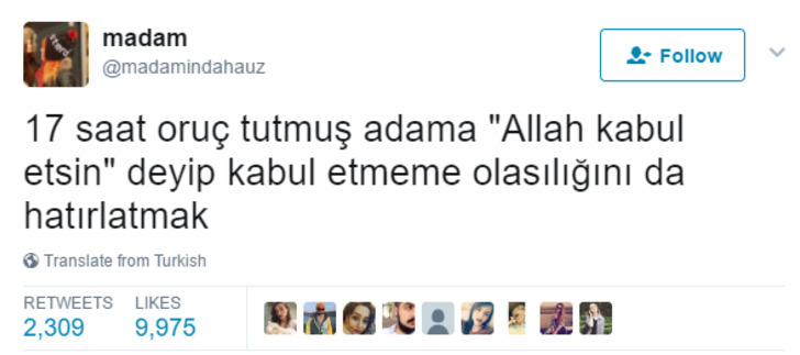 Ramazanın Gelişini Mizahla Karşılayan Tüm Zamanların En İyi 17 Ramazan Tweet'i