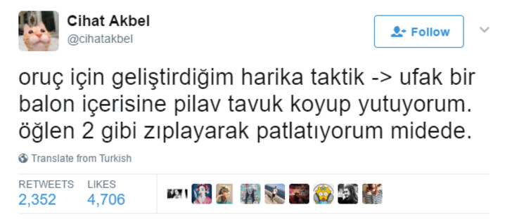 Ramazanın Gelişini Mizahla Karşılayan Tüm Zamanların En İyi 17 Ramazan Tweet'i