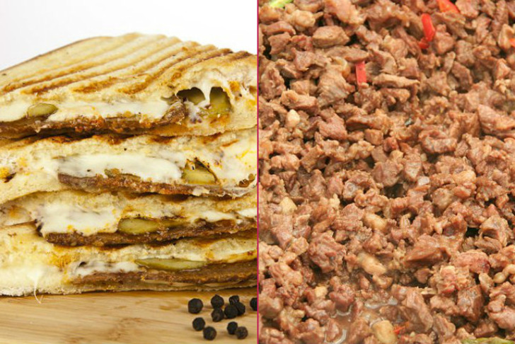 Kurban Bayramı Kahvaltısı: Kavurmalı Yumurta, Kavurmalı Tost, Söğüş Domates-Salatalık