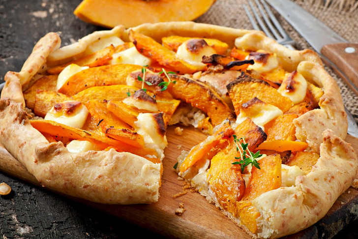 Keçi Peynirli Bal Kabaklı Galette Tarifi