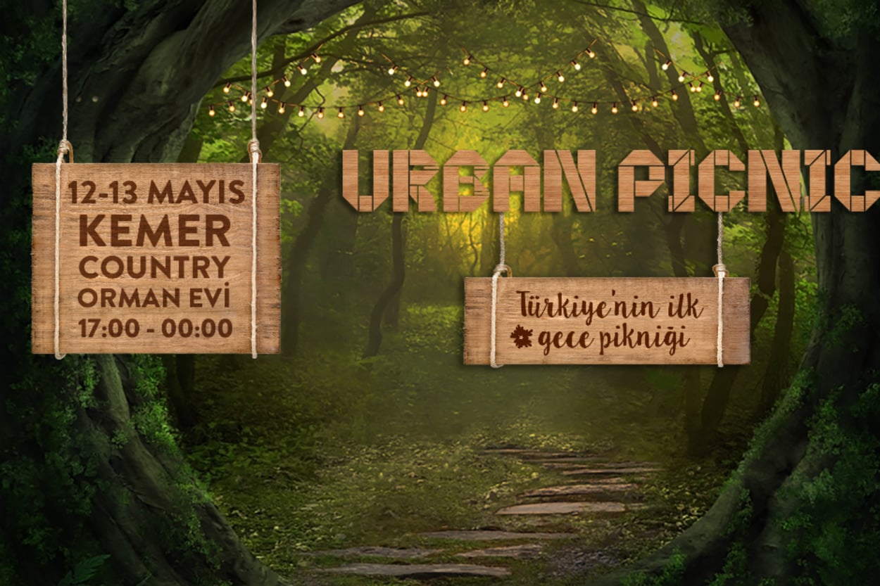 Türkiye'nin İlk Gece Pikniği Urban Picnic Bu Yıl 12-13 Mayıs'ta Kemer Country'de!