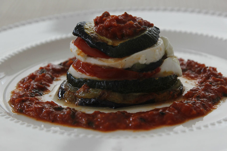 Mozzarella Peynirli Sebze Katları Tarifi