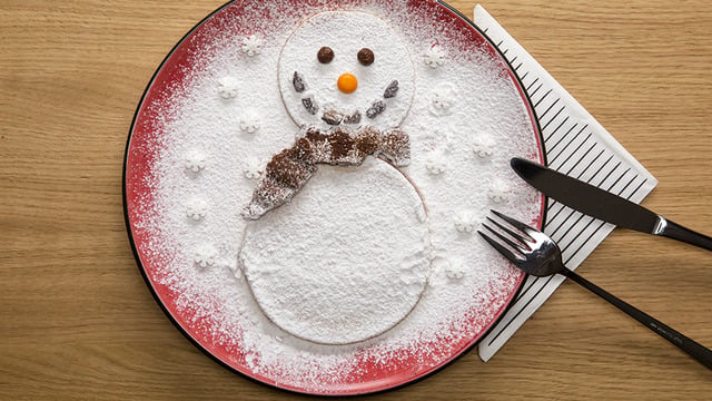 Bütün Çocuklara: Kardan Adam Pancake