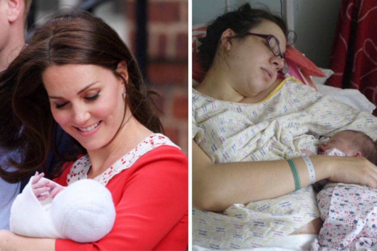 Kate Middleton'ın Kusursuz Pozuna Karşılık Doğum Sonrası Anlarını Paylaşan 12 Anne