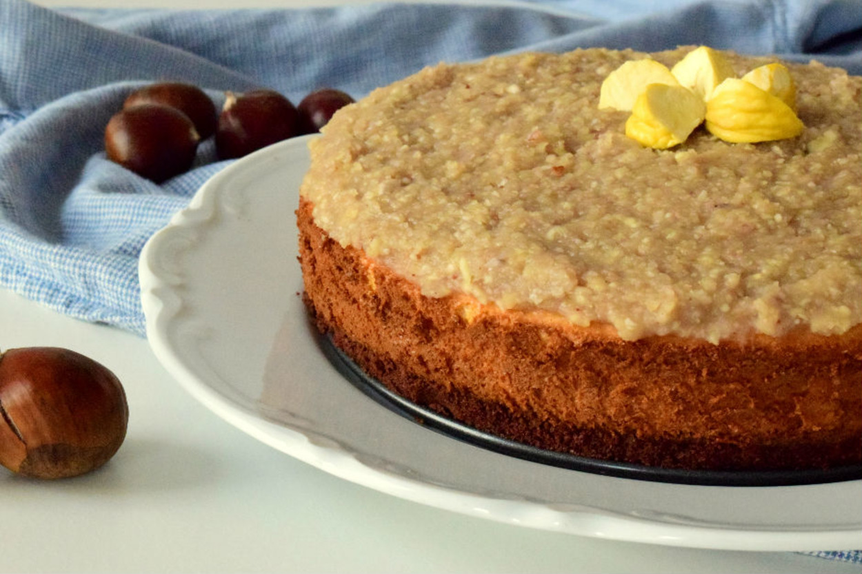 İki Lezzet Bir Arada: Kestaneli Cheesecake