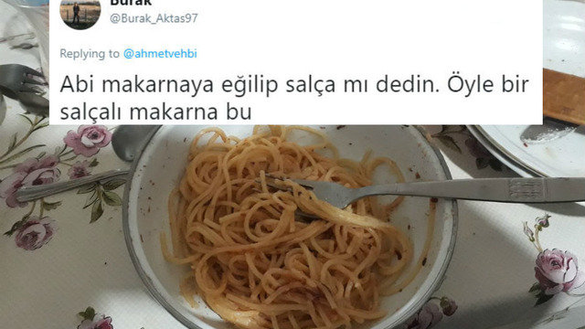 Twitter'da Paylaşılan Salçalı Makarna Ziyafeti Fotoğrafına Gelen 11 Eğlenceli Tepki