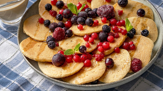 Üç Malzemeli: Unsuz Pancake