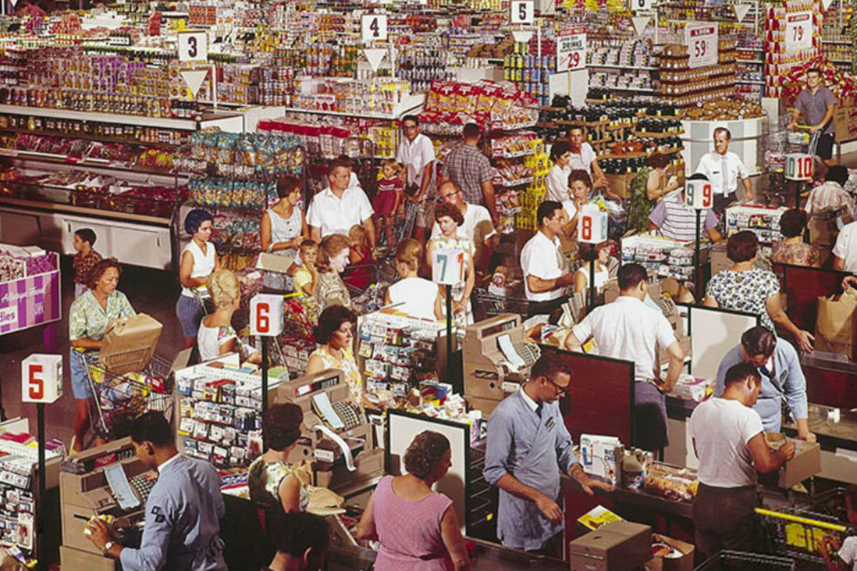 Geçmişte Süpermarketlerin Ne Kadar Farklı Olduğunu Gösteren 17 Şaşırtıcı Fotoğraf