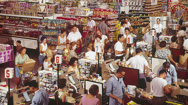 Geçmişte Süpermarketlerin Ne Kadar Farklı Olduğunu Gösteren 17 Şaşırtıcı Fotoğraf