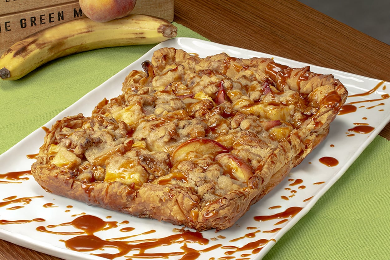 Crumble Aşkına: Şeftalili Milföy Tart