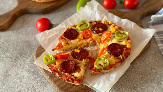 Daha Kolayı Yok: Bazlamadan Pizza