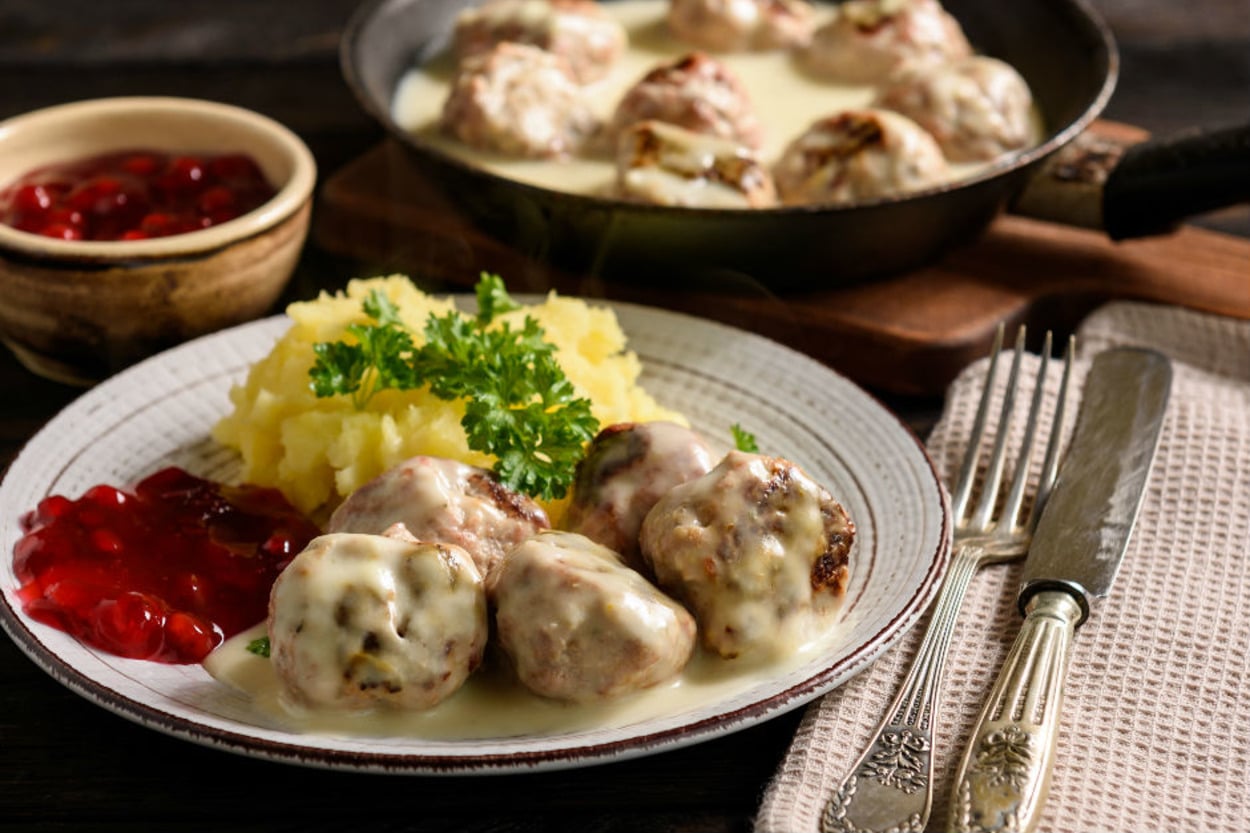 İsveç Usulü, Mantar Soslu Köfte: Köttbullar