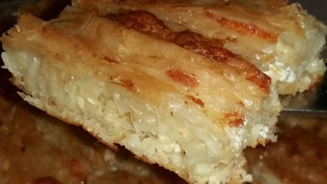Baklavalık Yufkadan: Pileli Börek