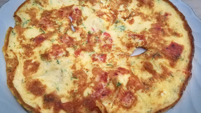 Sağlıklı Olsun, Tok Tutsun: Dereotlu Peynirli Omlet