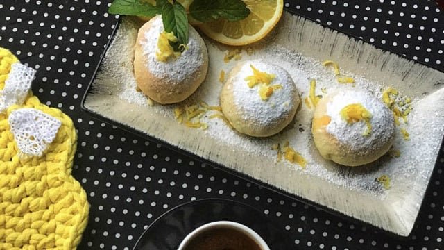 Çaya, Kahveye: Ağızda Dağılan Limonlu Kurabiye