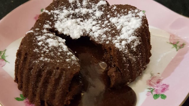 Akışkan Çikolatasıyla: Sufle