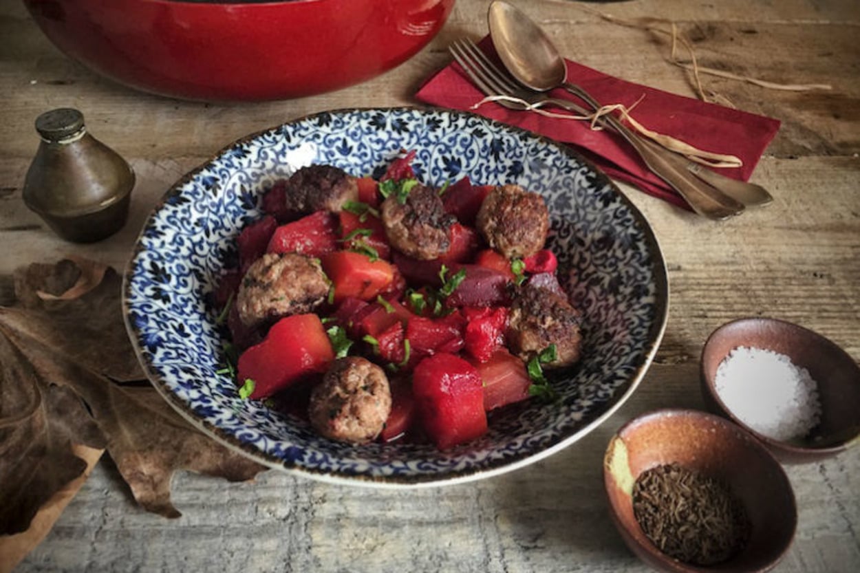 Şahane Lezzet: Bal Kabağı ve Pancarlı Misket Köfte