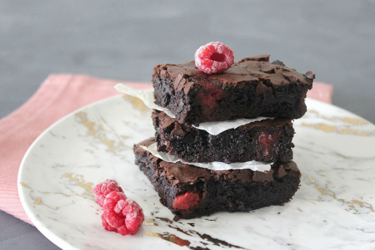 Tadına Doyum Olmaz: Frambuazlı Brownie