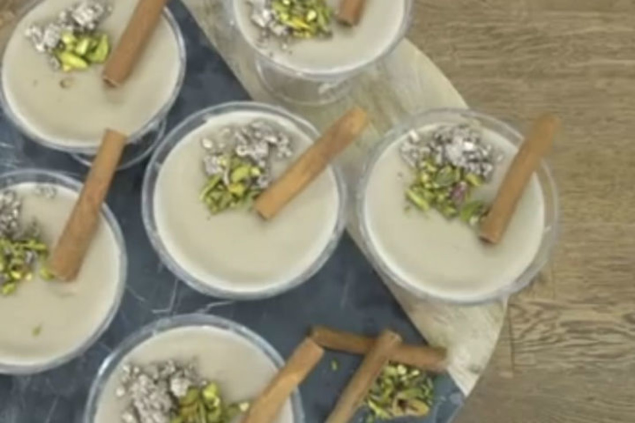 Yapımı da Kolay: Tahinli Sütlü Tatlı