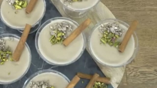 Yapımı da Kolay: Tahinli Sütlü Tatlı